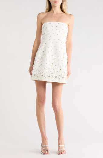 Simkhai Yasmin Strapless Bustier Minidress