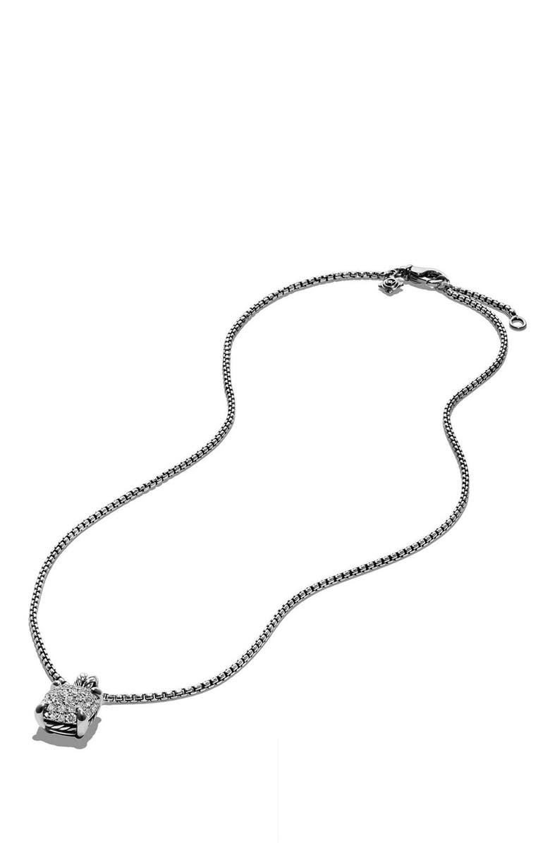 David Yurman Châtelaine Pendant Necklace with Diamonds, Alternate, color,