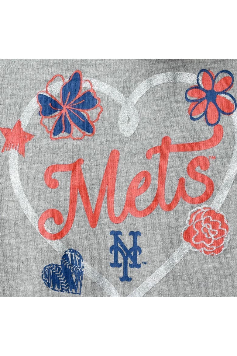 Infant Royal/Orange/Gray New York Mets Batter Up 3-Pack Bodysuit Set, Alternate, color, Royal