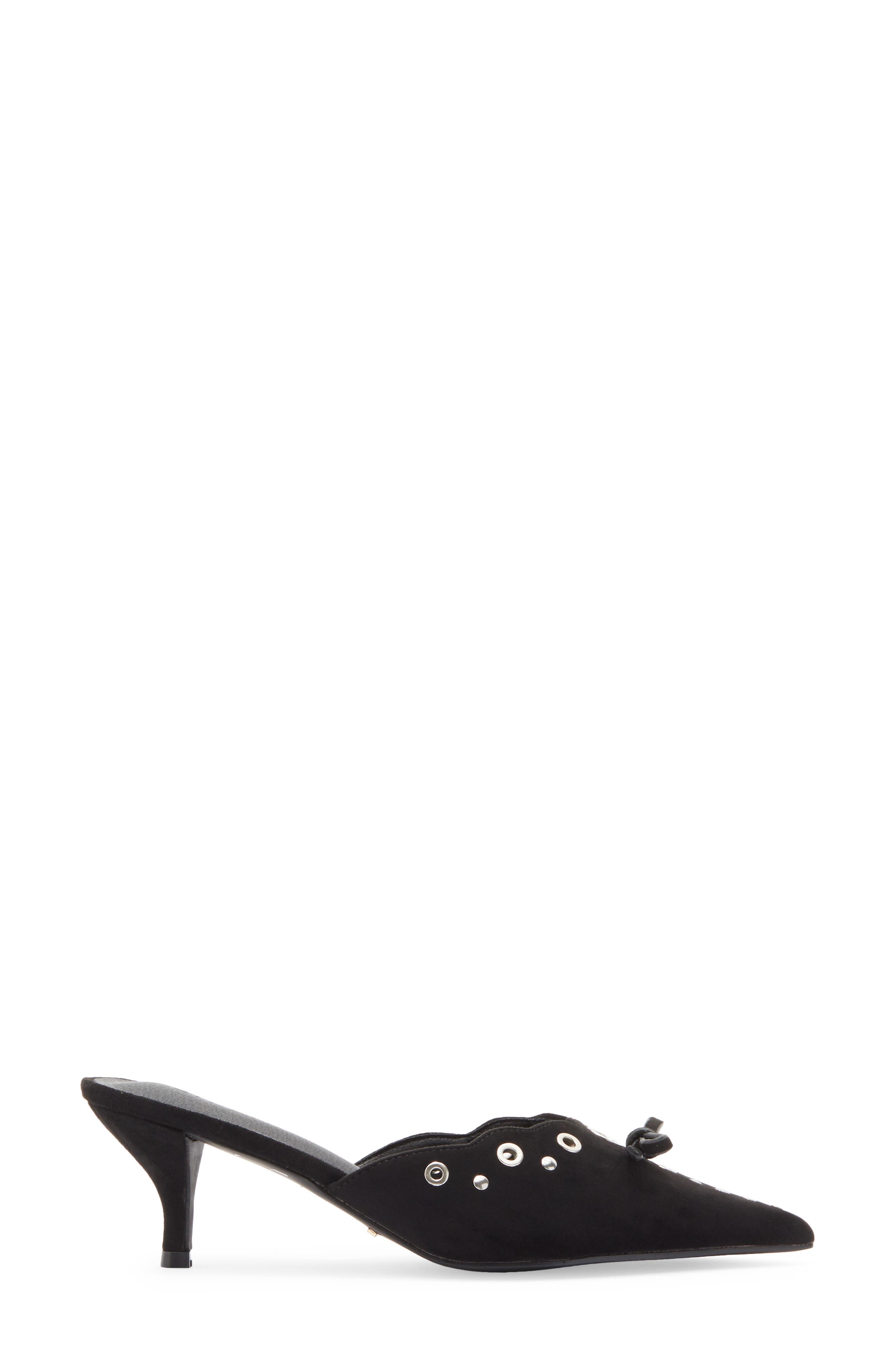 Billini Elio Kitten Heel Pump, Alternate, color, Black Suede