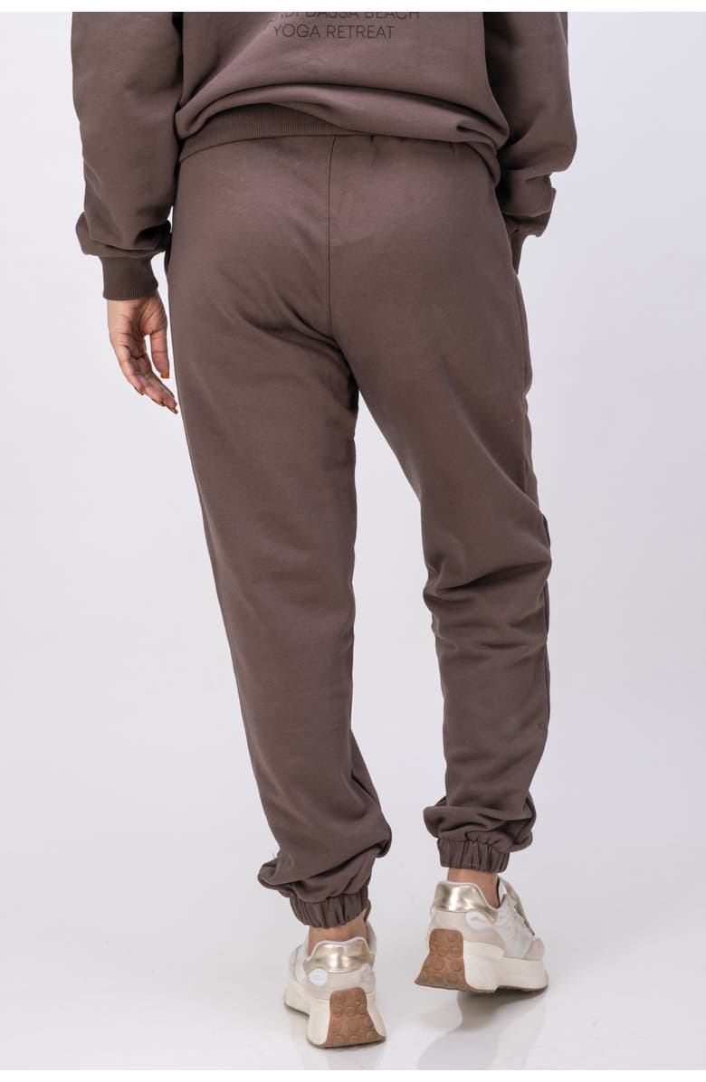 Twill Active Organic Cotton Classic Wellness Jogger, Alternate, color, Chocolate Brown