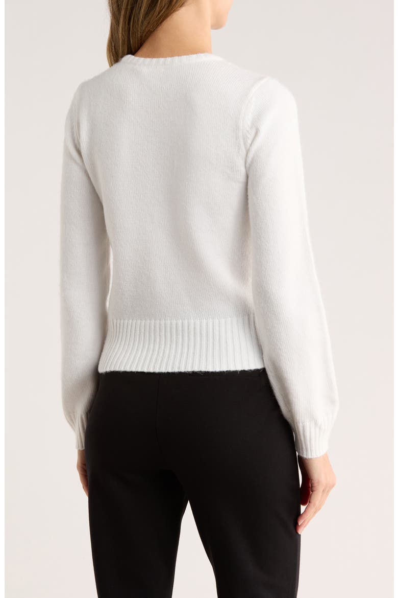 Pearla Cardigan, Alternate, color, CLOUD DANCER
