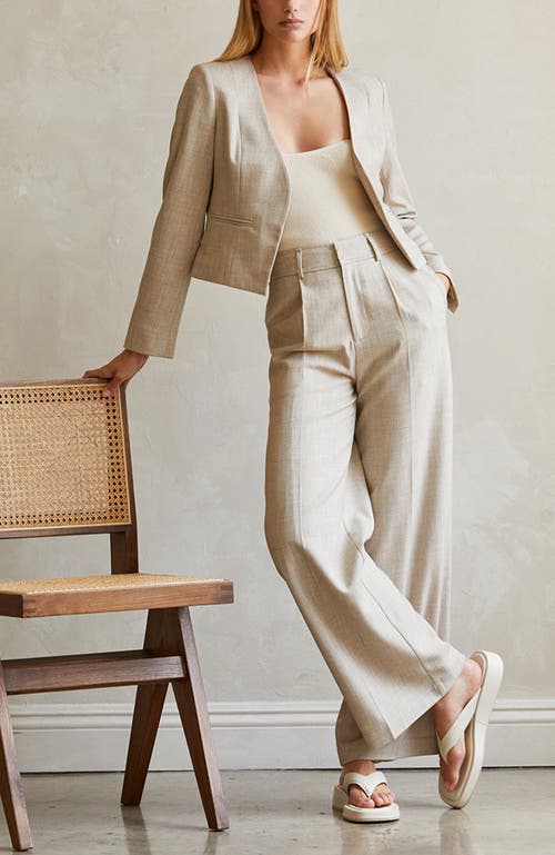 CRESCENT CRESCENT CROP OPEN BLAZER 