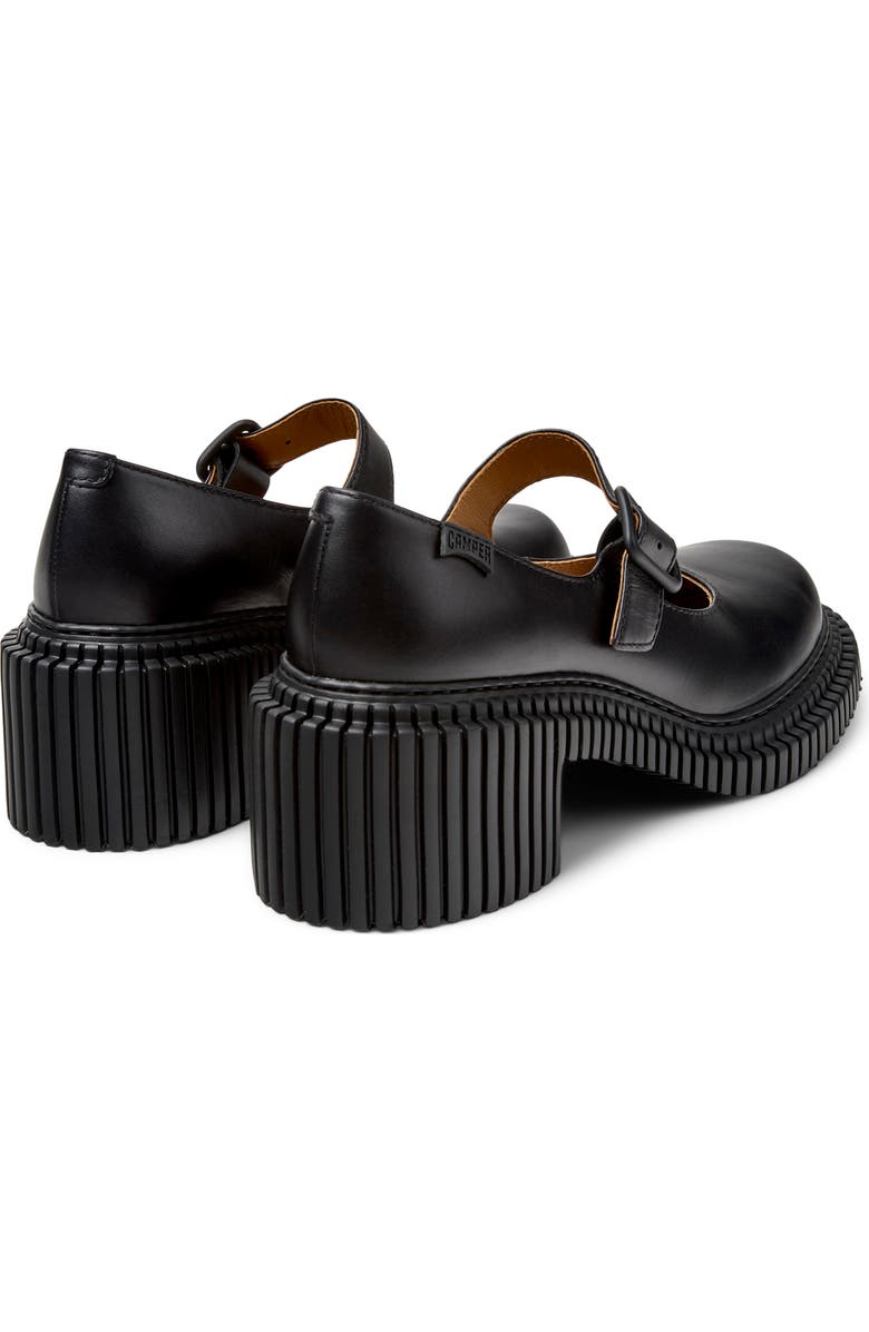 Camper Pix Mary Jane Flat, Alternate, color, Black Dark