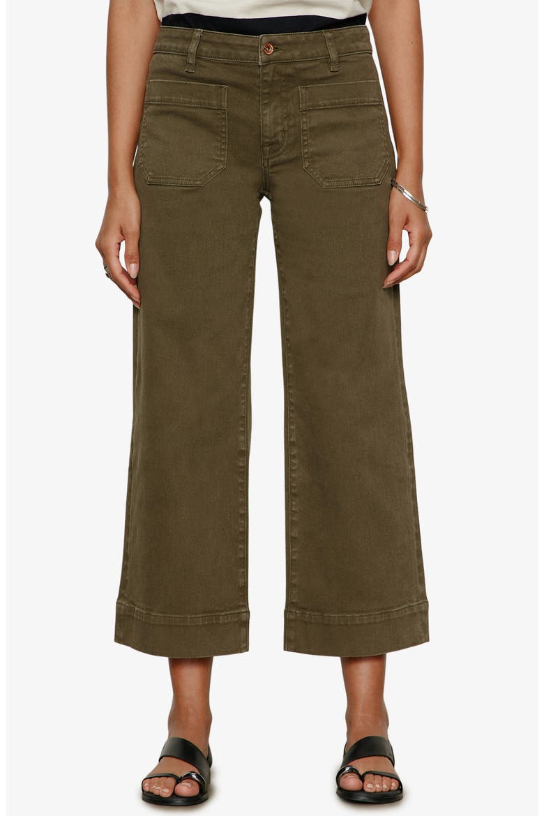 The Marine Crop Denim Pants, Main, color, FATIGUE