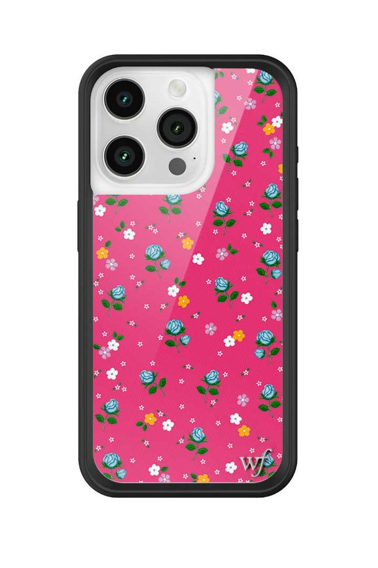 Pink Dainty Florals iPhone Case, Alternate, color, Pink