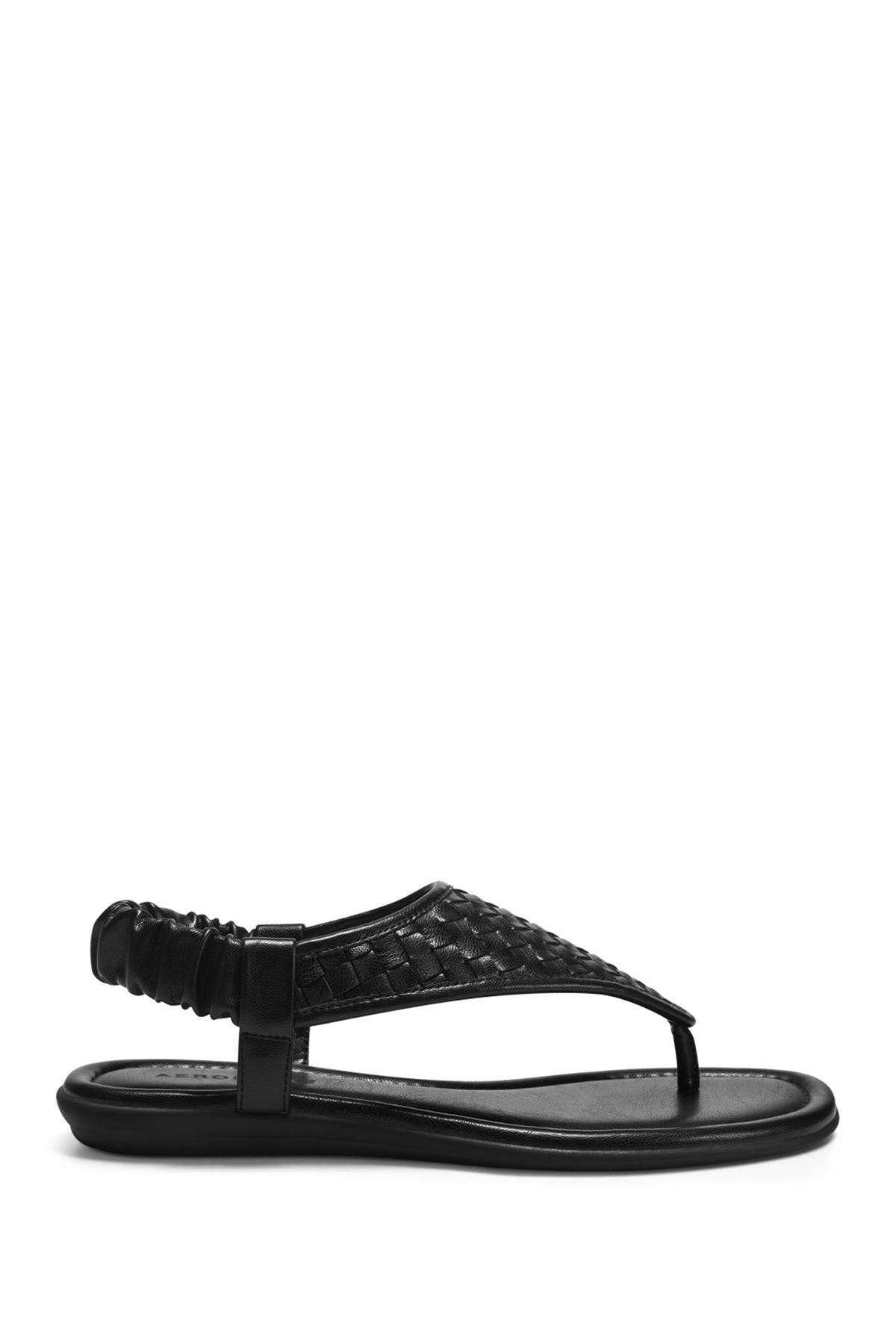 Aerosoles Chester Woven T-Strap Sandal, Alternate, color, 