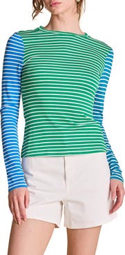 English Factory Colorblock Stripe Long Sleeve T-Shirt