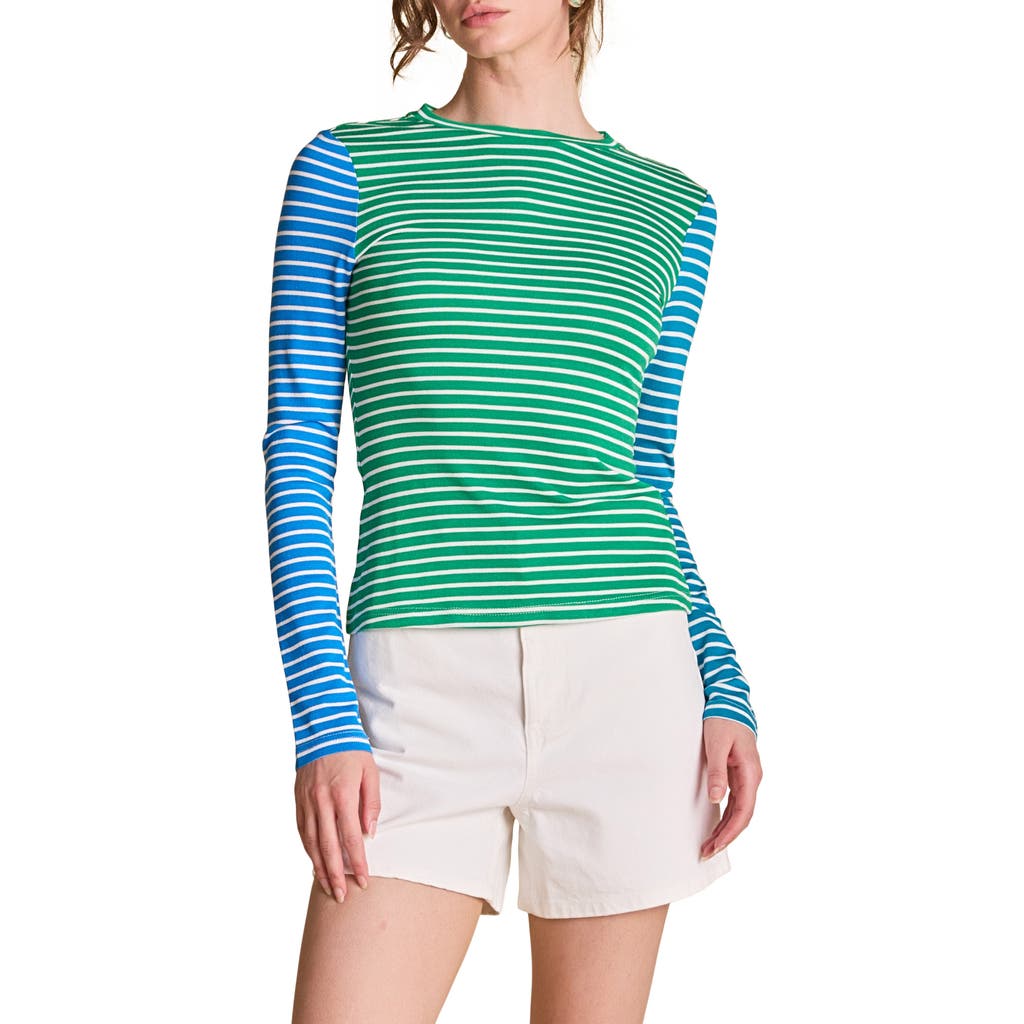 English Factory Colorblock Stripe Long Sleeve T-shirt
