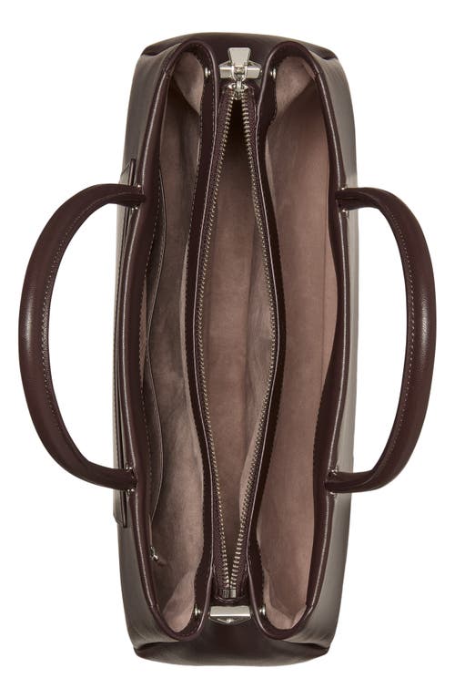 Kate Spade New York Large Grace Fine Grain Leather Satchel In Brown