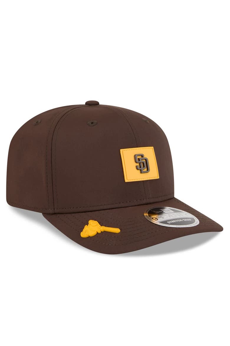 Men's New Era  Brown San Diego Padres 2026 Clubhouse 9SEVENTY Adjustable Hat, Alternate, color, Brown