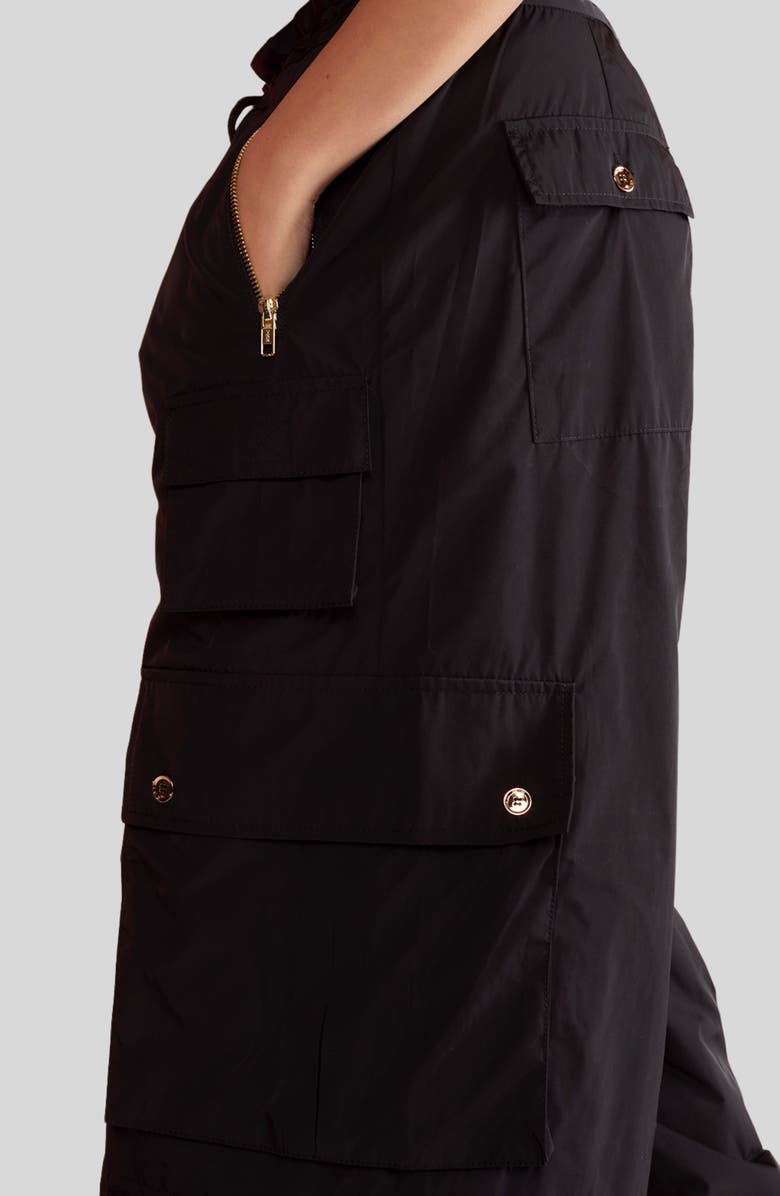 Cynthia Rowley Kim Cargo Pant, Alternate, color, Black