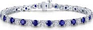 Lafonn Alternating Simulated Diamond Tennis Bracelet