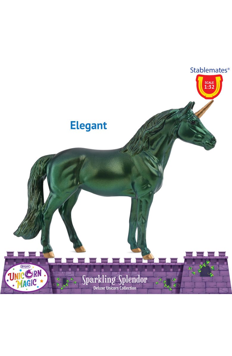 Breyer Horses Stablemates Series Sparkling Spendor Deluxe Unicorn Set, Alternate, color, Multicolored