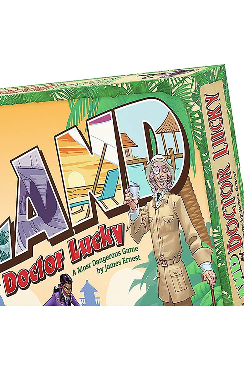 Island Of Doctor Lucky Strategy and Luck Family Board Game, Alternate, color, Multicolored