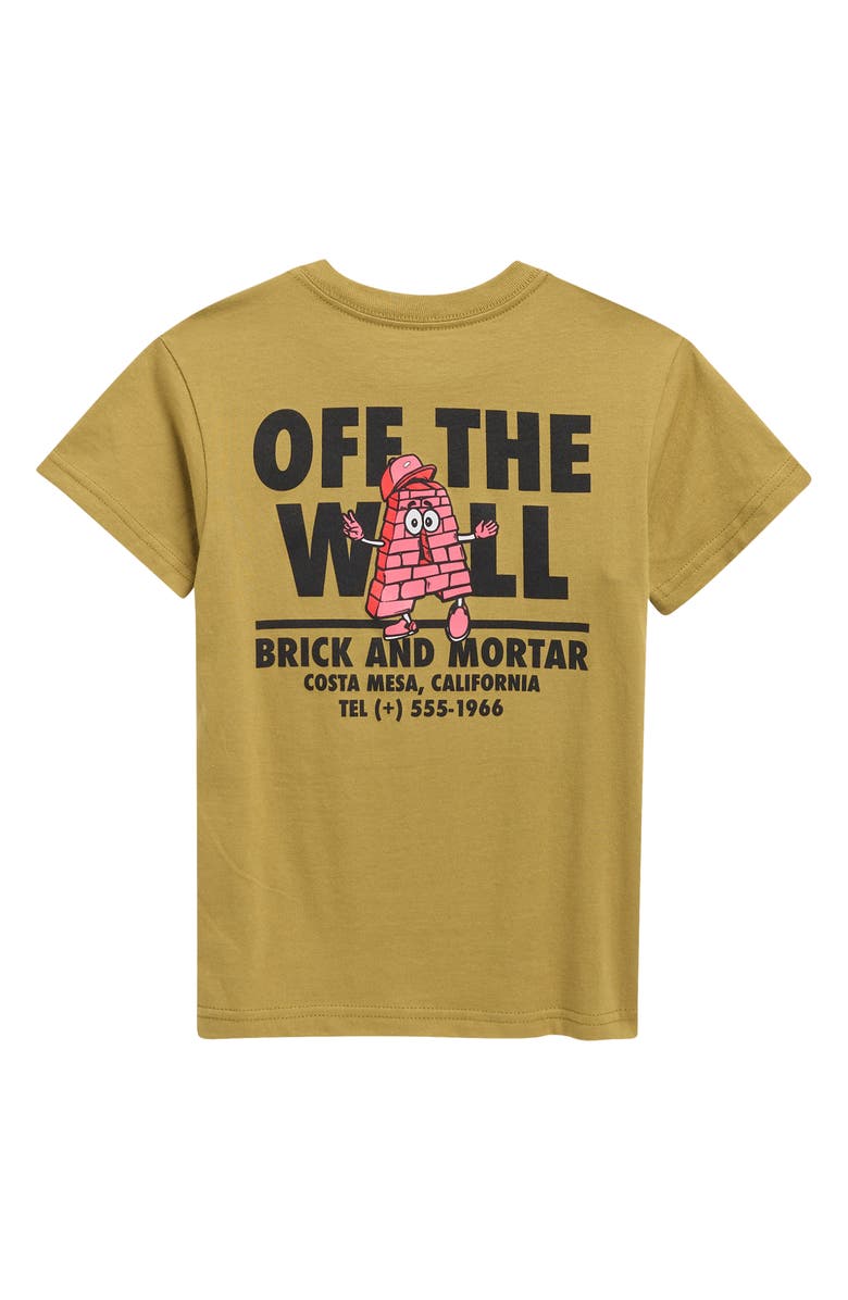 Vans Kids' Brick & Mortar Graphic T-Shirt, Alternate, color, Burnt Gold