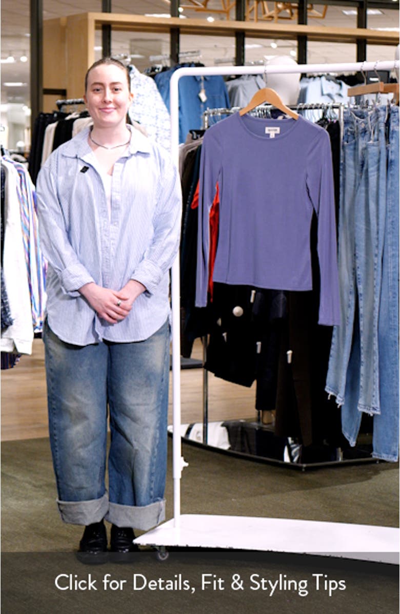 Sanded Jersey Long Sleeve T-Shirt, sales video thumbnail