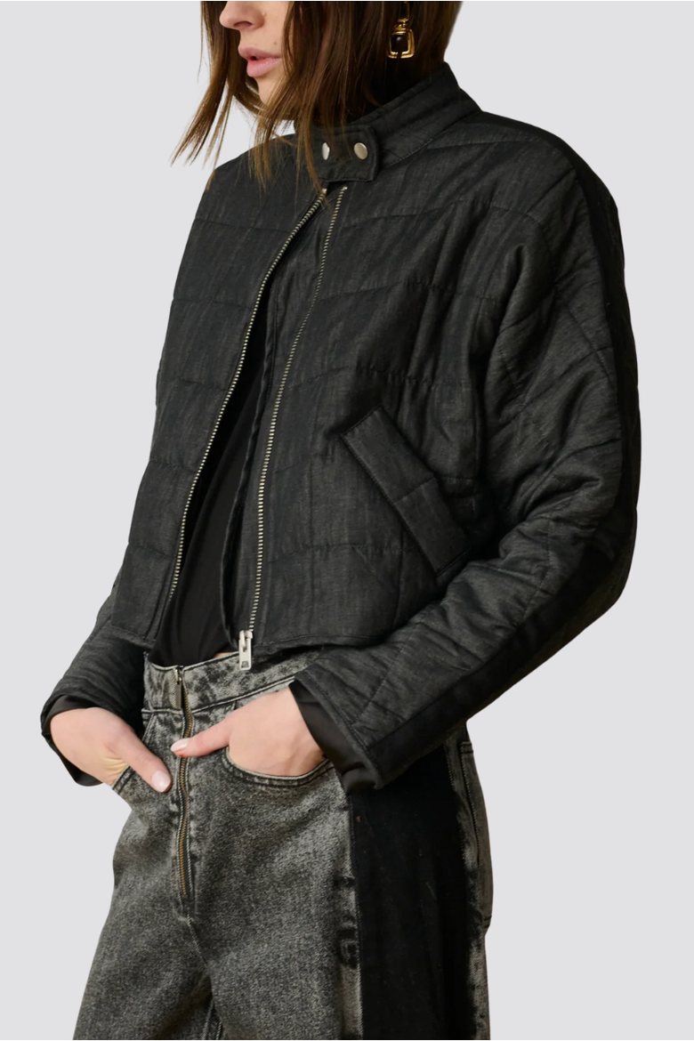Caroline Moto Jacket, Alternate, color, Doyers St.