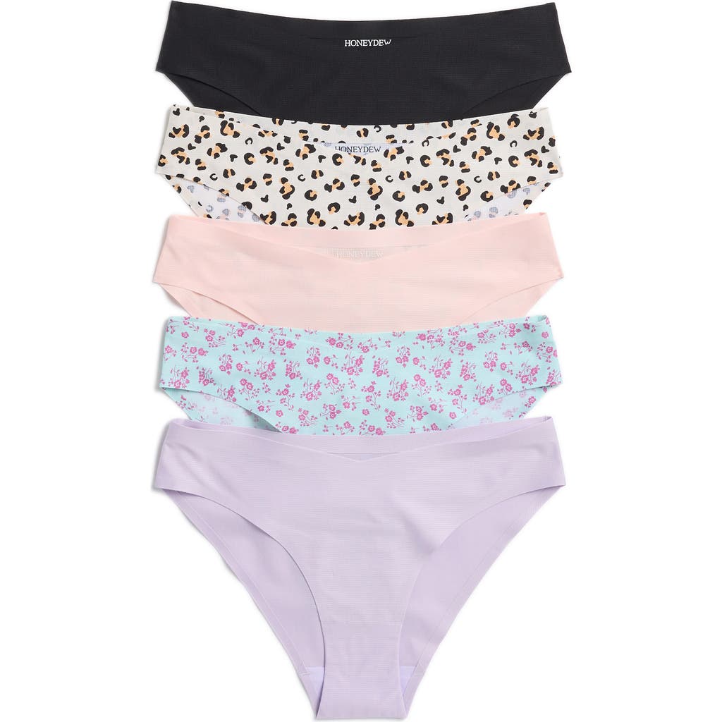 Honeydew Assorted 5-pack Hipster Briefs In Fashion 1