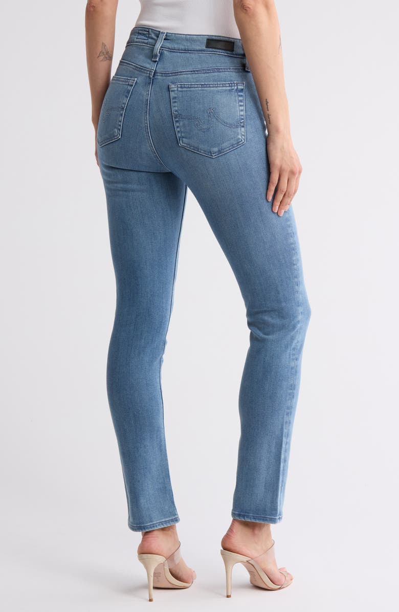 AG Mari High Waist Slim Straight Leg Jeans, Alternate, color, Reload