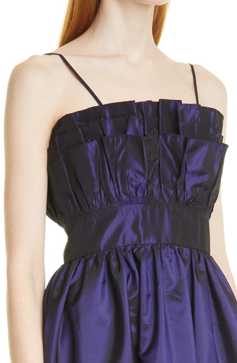 Batsheva Amara Taffeta Maxi Dress, Alternate, color,