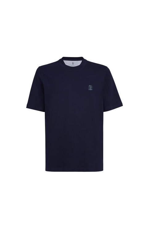 Jersey T-shirt with logo