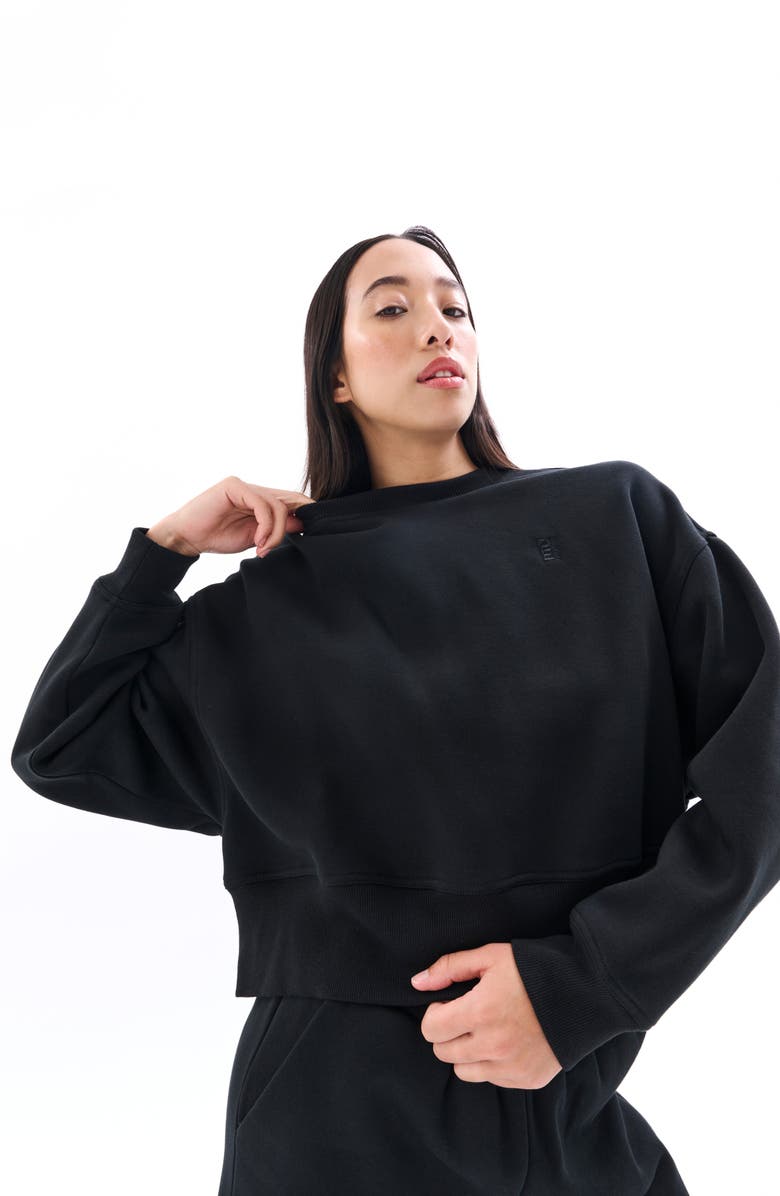 P.E Nation Recalibrate Brushed Fleece Sweatshirt, Alternate, color, 