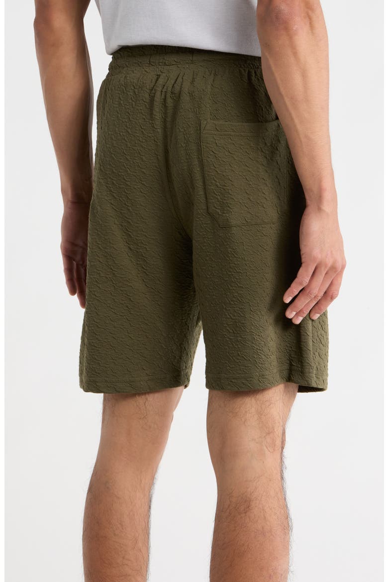 Textured Shorts, Alternate, color, OLIVE