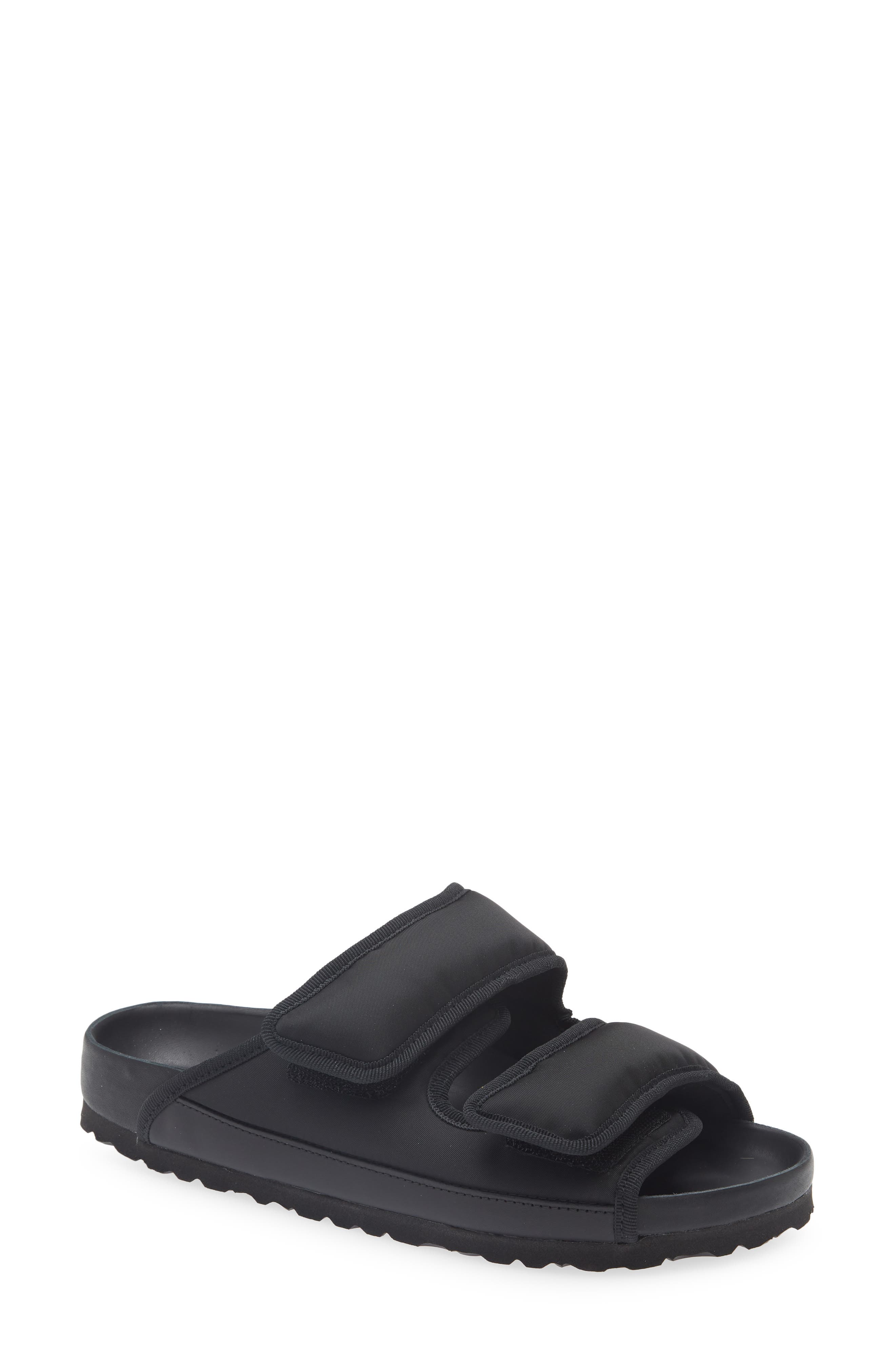 1774 BIRKENSTOCK Arizona Black Cozy Nylon Sandal