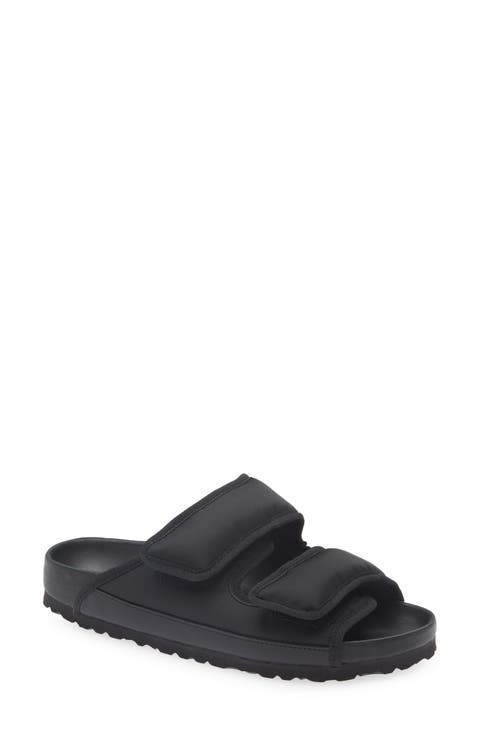 Arizona Black Cozy Nylon Sandal (Women)