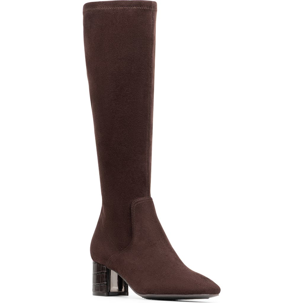 Donald Pliner Flourish Knee High Boot In Brown