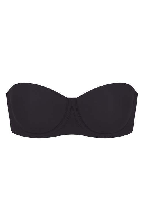 Skims Fits Everybody Strapless Bra In Onyx