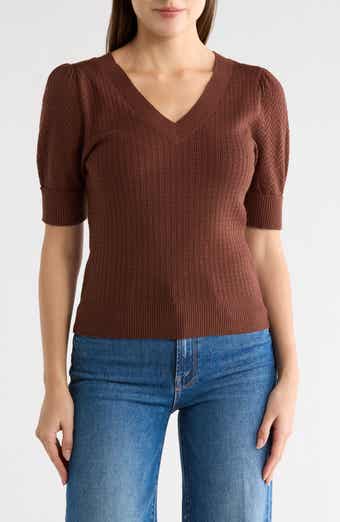 DR2 by Daniel Rainn Pointelle Stitch Sweater