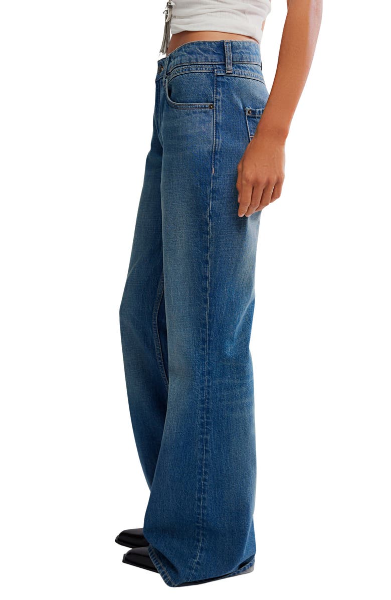 Free People West Coast Relaxed Jeans (Humble, Alternate, color, Humble