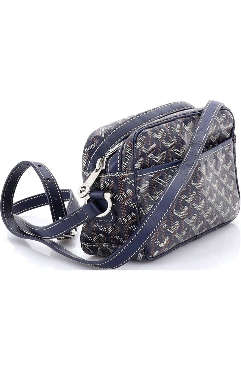 Pre-Owned Goyard Cap Vert Bag Coated Canvas, Alternate, color, Blue