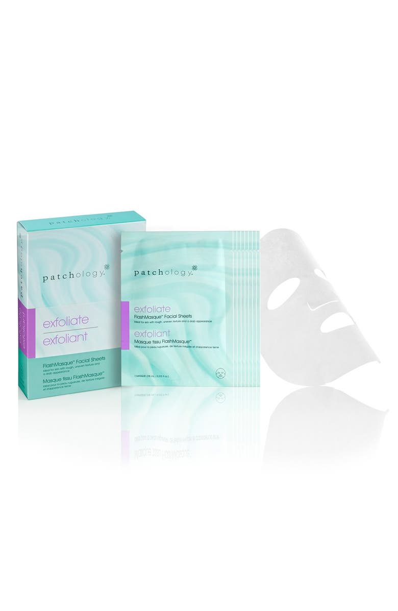 Patchology FlashMasque<sup>™</sup> Exfoliate Facial Sheets, Alternate, color,