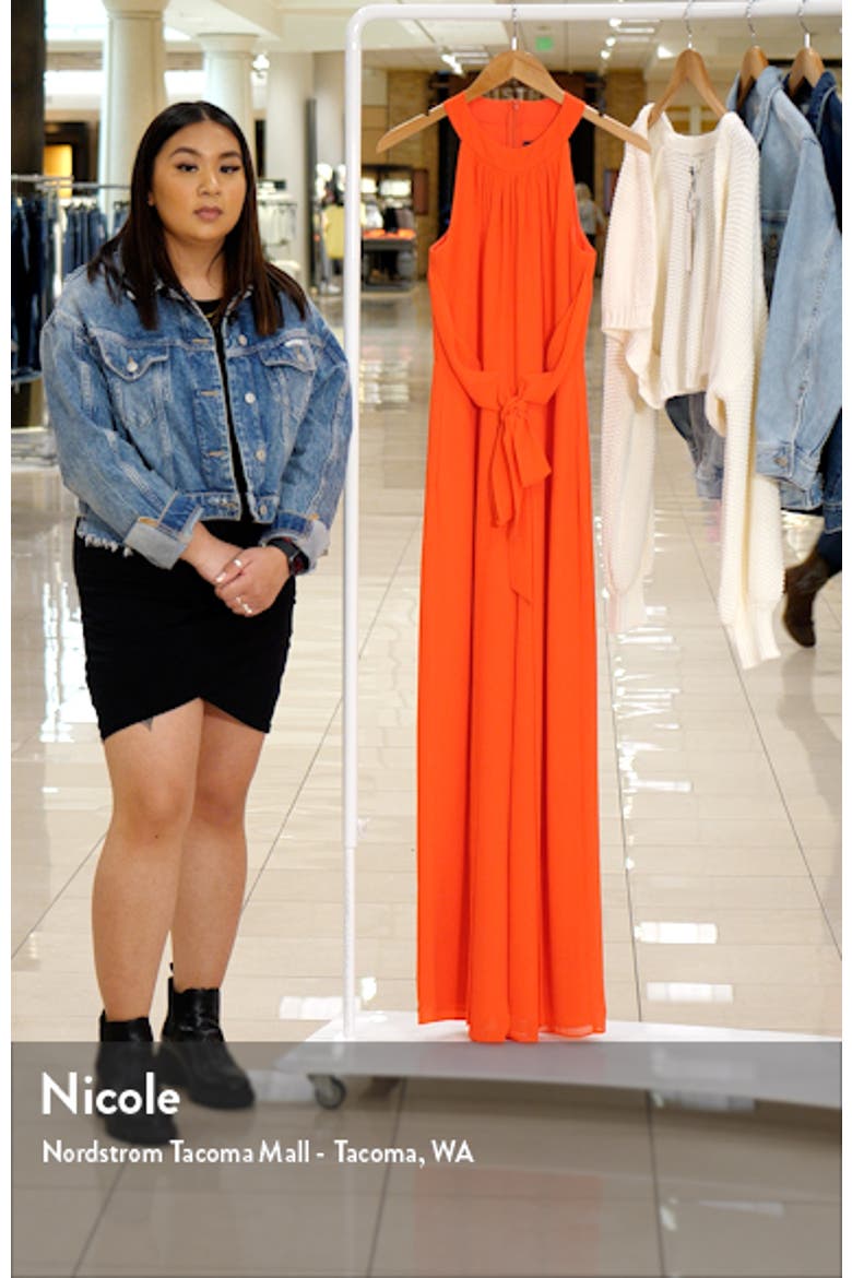 Halter Neck Chiffon Jumpsuit video
