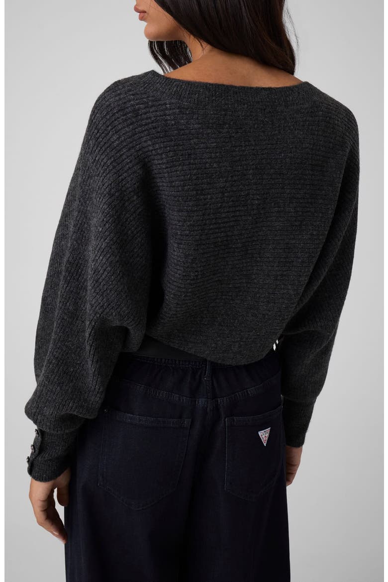 Emily Boat Neck Sweater, Alternate, color, OPEN GREY