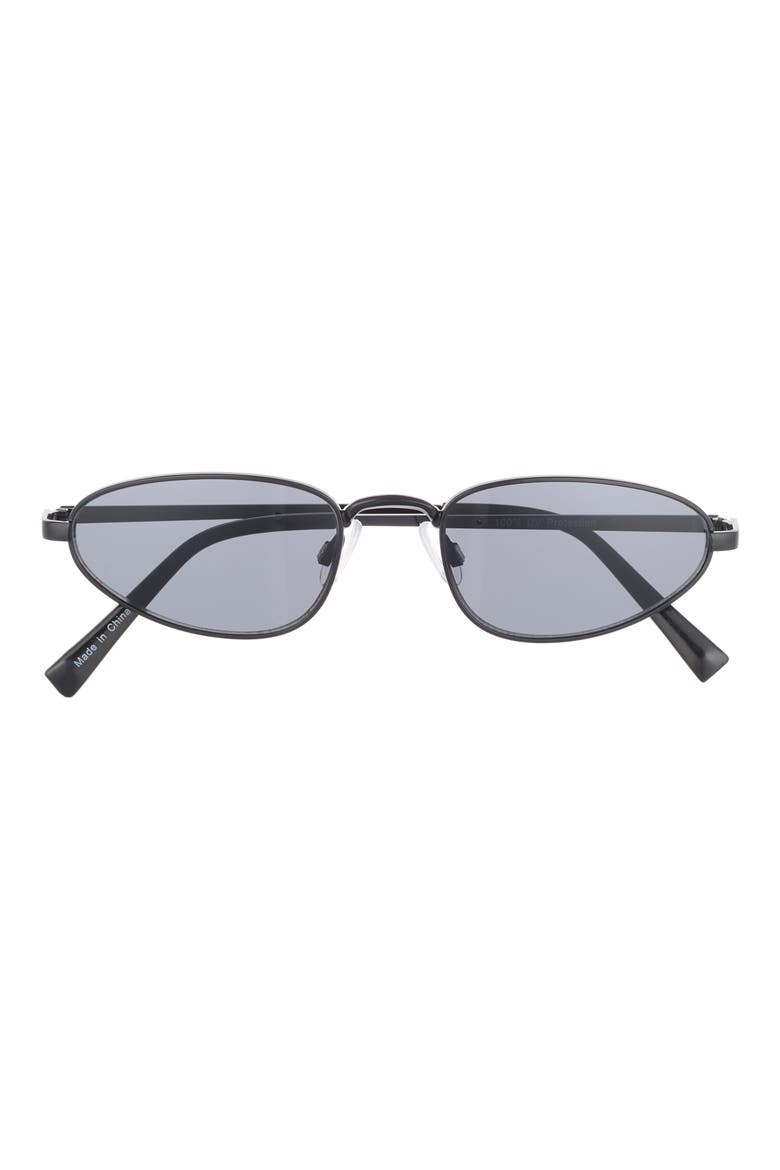 Cat Eye Sunglasses, Main, color, BLACK