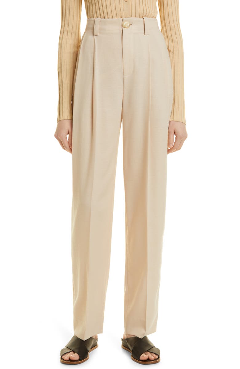 Vince Tapered Stretch Wool Trousers, Main, color,