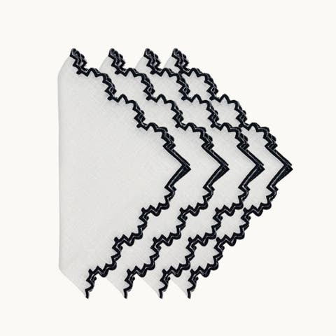 Gardenia Linen Napkin Set Of 4