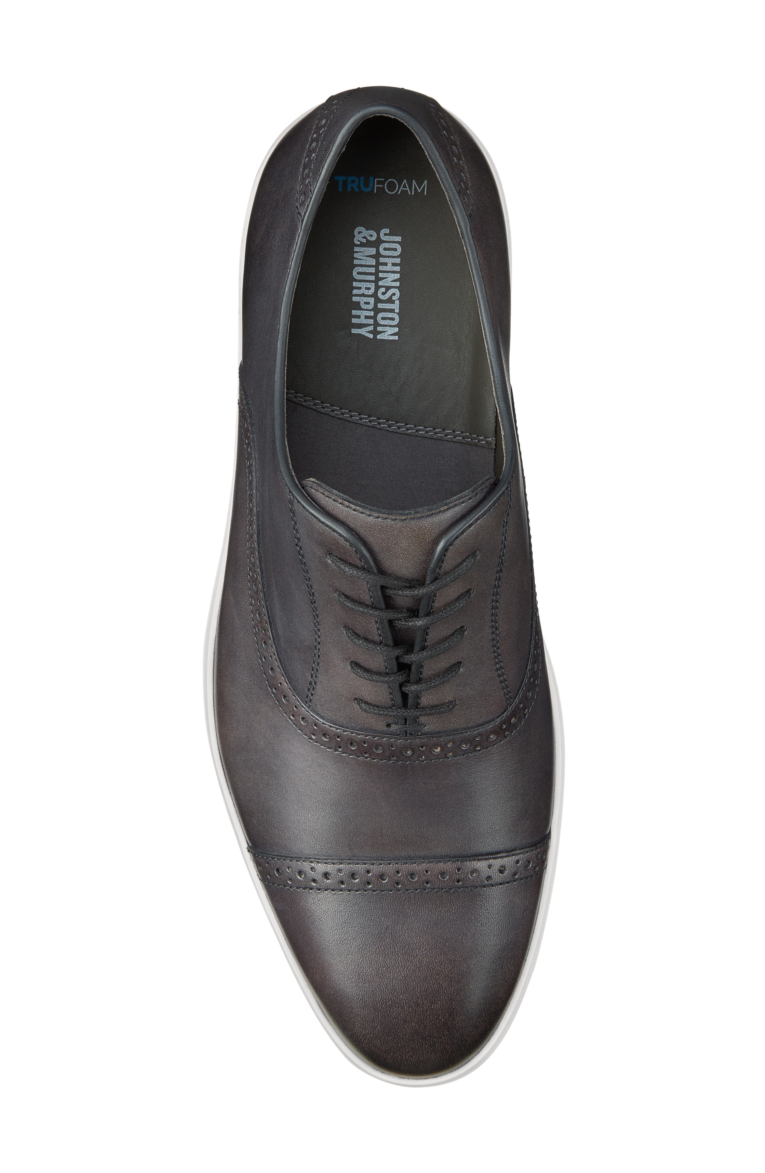 Johnston & Murphy Brody Cap Toe Oxford Sneaker, Alternate, color, 