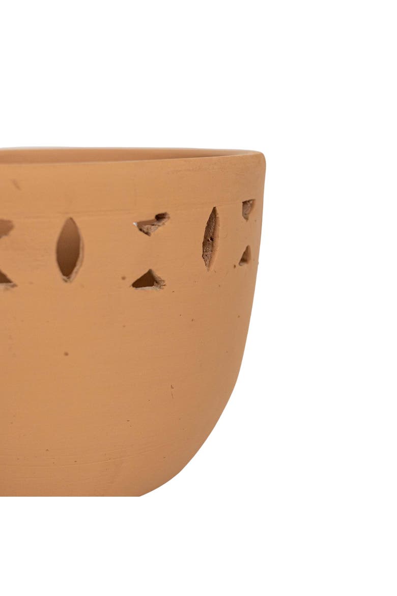 Southwest Cutout Planter Terracotta, Alternate, color, Orange