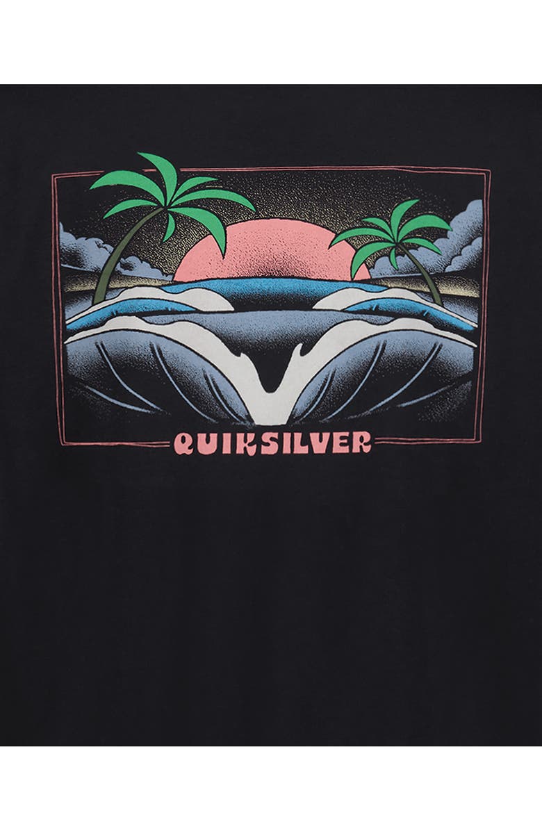 Quiksilver Kids' Amphibians Cotton Graphic T-Shirt, Alternate, color, Black