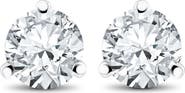 Bliss Diamond F/SI1 2ct Lab Grown Diamond Martni Studs 14k Gold