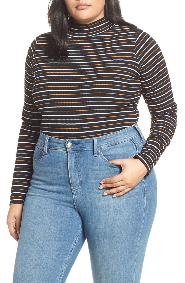 BP. Mock Neck Bodysuit, Alternate, color, 