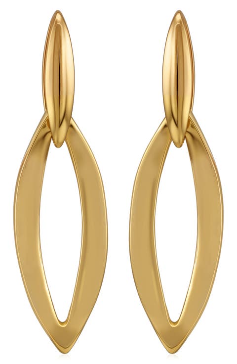 50mm Linear Drop Earrings
