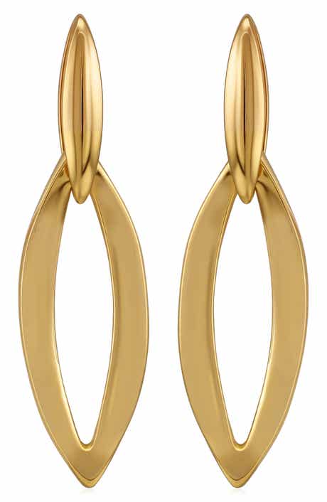 50mm Linear Drop Earrings