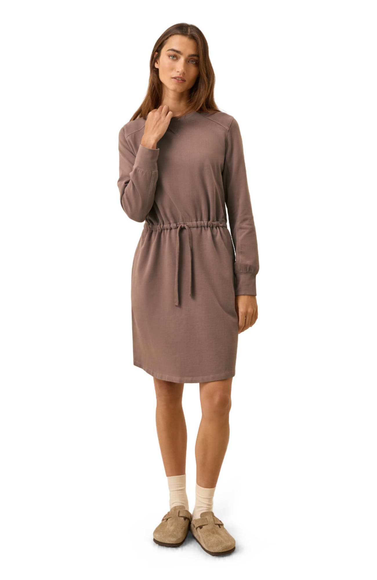 Organic Cotton CloudKnit Sweatshirt Dress - image 3