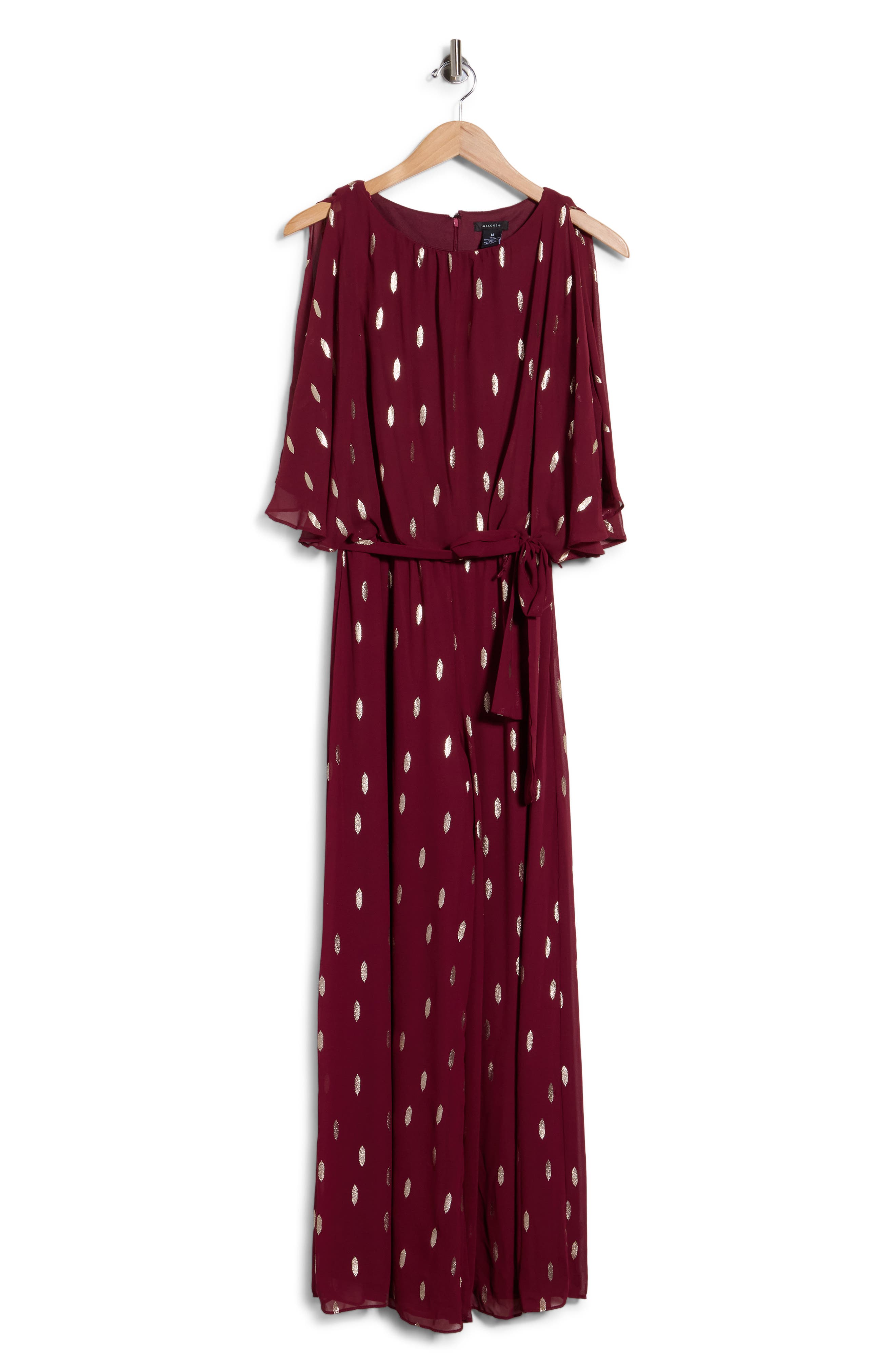 Blouson Foil Wide Leg Jumpsuit